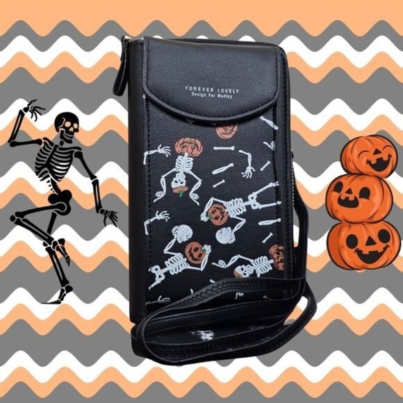 🎃Halloween Phone Holder and Wallet Crossbody (NWOT) - Picture 1 of 13